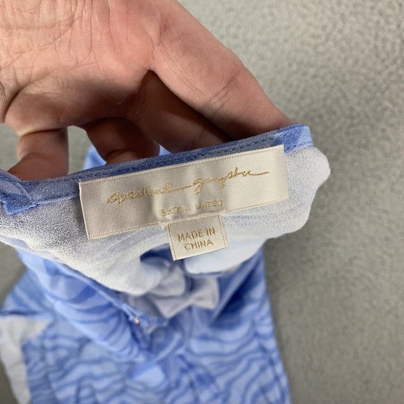 Spiritual Gangster Women’s XL Animal Print Crepe Maxi Slip Dress Light Blue NWT - Picture 11 of 13